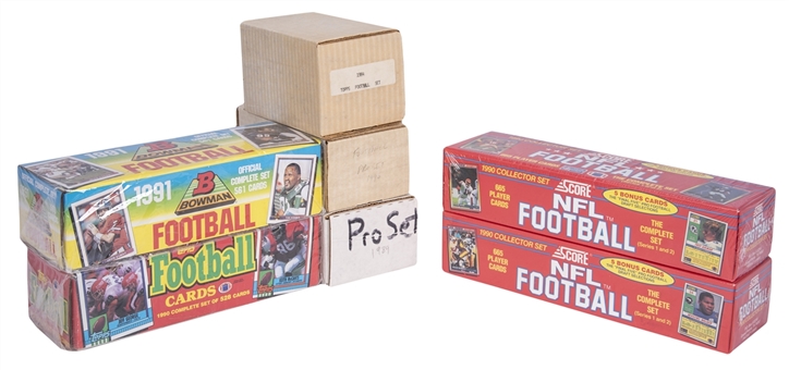 1984-91 NFL Football Sets Collection (7)